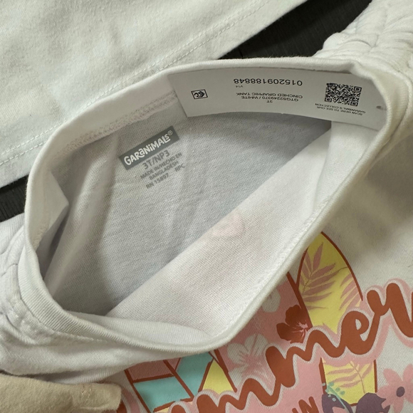 Lot of 6 3T Toddler Girl Clothing Bundle 5 tops 1 pair of pajama pants - Picture 6 of 10